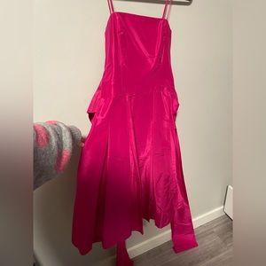 BCBG pink dress 100% silk